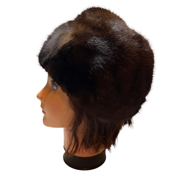 Vintage Mink Natural Fur Hat main image 5